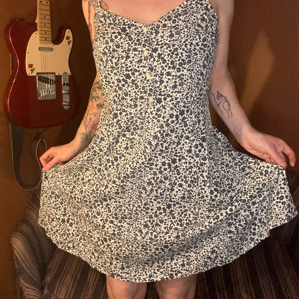 Gap floral spaghetti strap sundress